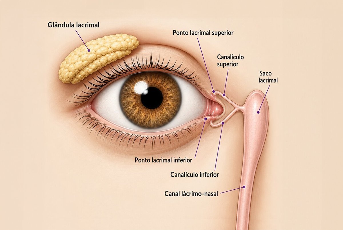 Anatomia das Vias Lacrimais: Como Funcionam