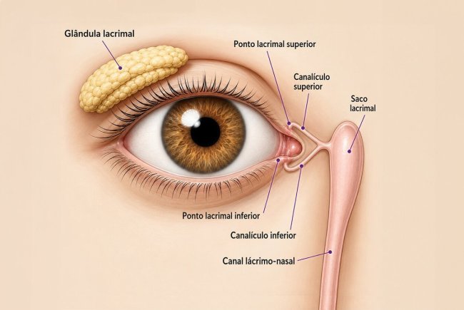 Anatomia das Vias Lacrimais: Como Funcionam